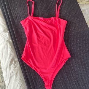 Princess polly neon pink bodysuit